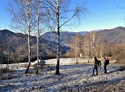 37 Pratoni con velo di neve alla Stalla del Galuf (Stalla Galuppi) - 900 m